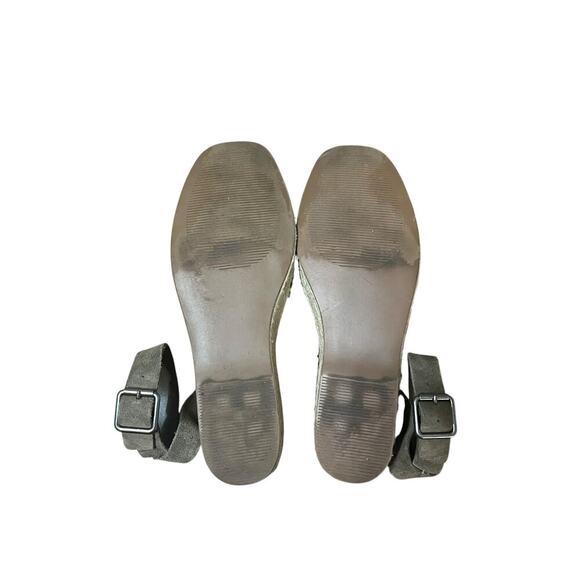 Steve Madden Green Suede Espadrille Platform Elody Sandals Size 8 - Picture 7 of 7